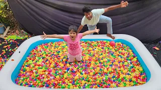Ping pong 2000000 ball pour in water challenge for fun