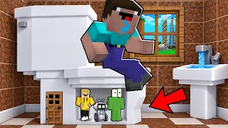 Zbudowałem TAJNĄ BAZE w TOALECIE 🚽 NOOBKA na Wojanowicach!