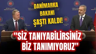 Hakan Fidan'dan Diplomasi Dersi! Danimarkalı Bakanın Yüzüne Baka Baka Söyledi!