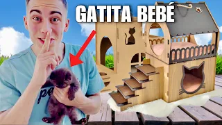 Construí Una Habitación Secreta De Cartón Para Nuestra Nueva Mascota