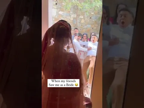 what is friend reaction bride show🤭🤭🤭🤭🤭🤭# #Prayagrajmehndidesigner