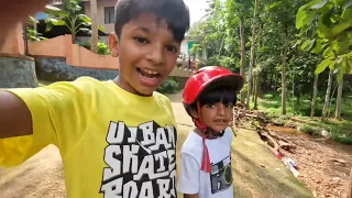ഞങ്ങൾ ഒറ്റക്ക് ride പോവാ  | kids cycle ride   | kiddies scoop