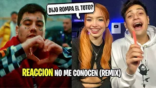 REACCION con MI AMIGA a NO ME CONOCEN (REMIX) - BANDIDO, DUKI, REI, TIAGO PZK