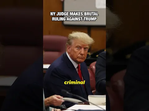NY Judge CRUSHES TRUMP with DEVASTATING ruling
