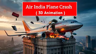 Ahmedabad Air India Plane Crash 😔 Explained by Fact Fuse Official [3D Animation] #ahmedabad #crash