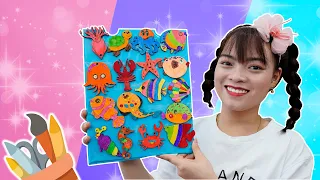 Hai Chị Em Tô Màu Các Con Vật ❤ BIBI TV ❤