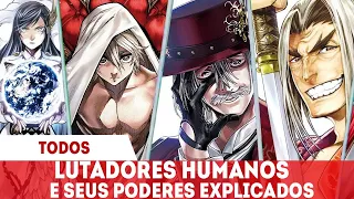 RECORD OF RAGNAROK - TODOS  OS LUTADORES HUMANOS E SEU PODERES EXPLICADOS - Shuumatsu no valkyrie
