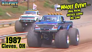 1987 Cleves, OH WHOLE EVENT - BIGFOOT #1 & Shuttle - BIGFOOT Monster Truck