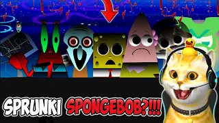 Ketika Sprunki berubah menjadi karakter Spongebob yang horor!!!! 😱😱😱