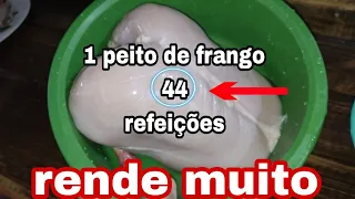 almoço fácil e rápido para toda família rende muito