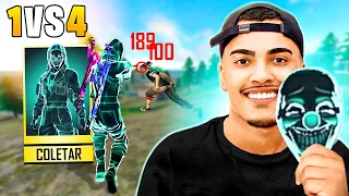 FIZ MAIS DE 50 KILLS SOLO VS SQUAD COM O NOVO TOP CRIMINAL - FREE FIRE - MOBILE