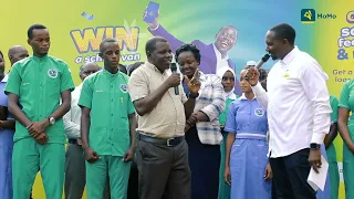 Jinja School of Nursing Wins a MoMo School Van