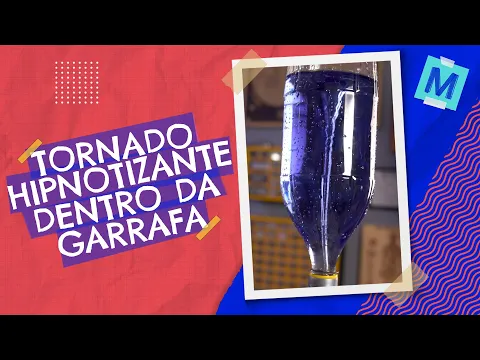 TORNADO HIPNOTIZANTE dentro da GARRAFA #Shorts