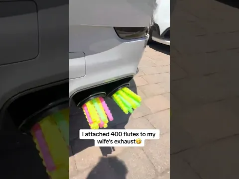 I can’t believe my husband did this to my car 🚗 😳🤣 #car #wife #funny