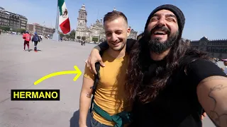 mi HERMANO llega a MÉXICO por primera vez