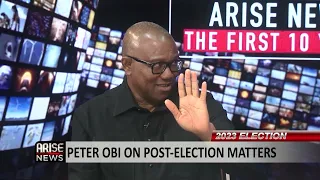 I'm Not Challenging The Outcome But The Process That Declared Tinubu President-Elect - Peter Obi