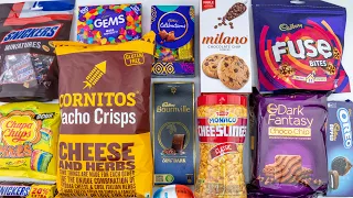 LOT'S OF CANDIES, SNACKS, COOKIES AND MORE CHOCOLATE  MOUTH WATERING VIDEO ASMR