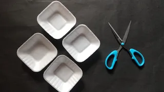 Best Out of Waste | Thermocol Plates Craft Ideas | Home Decor Ideas