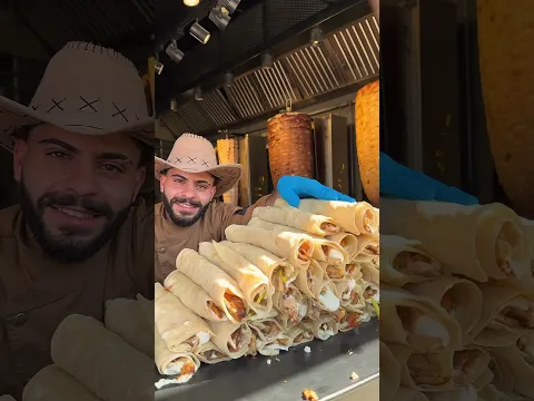 900 ساندوتش شاورما فراخ مع ترند الشاورما 👌🏻