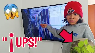 🤦‍♂️. "¡Advertencia Cumplida! La TV No Sobrevivió 😬"
