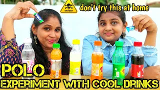 Polo Experiment with cool drinks  | Funny Experiment | Monika prabhu don't try this at home.