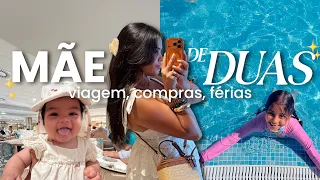 VIDA REAL MÃE DE DUAS 👧🏻💖 Surpresa para Mia, viagem, praia
