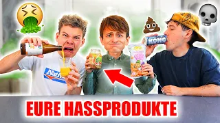 Wir ESSEN eure HASSPRODUKTE 😷🤮mit Joey's Jungle & CrispyRob