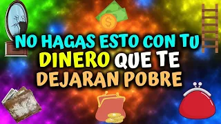Jamás pongas estas cosas junto con tu dinero te dejaran pobre