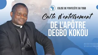 EPT: Hommage de l'Eglise de Pentecôte du Togo à feu Apôtre DEGBO Kokou Mawulomi