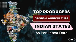 Top Crop producing states in India || State wise crop production in India 2022 #staticgk