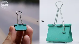 40원짜리 집게가 가방이 되는 마법