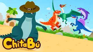 [NUEVA CANCIÓN 🥳] Dinosaurios de la Selva ¡Ayuda! | Canciones Infantiles | #ChitaBú