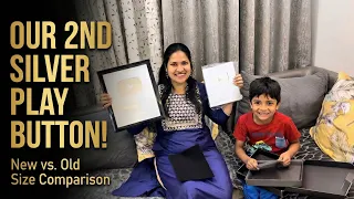 YouTube Ne Mazaak Kar Diya😳😳😳😳|| We Opened Our 2nd Silver Play Button And Couldn’t Believe the SIZE📦