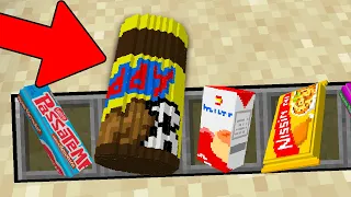 Comidas da VIDA REAL no Minecraft