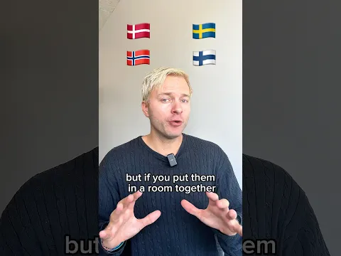 Can The Nordics Understand Each Other? 🇩🇰🇸🇪🇳🇴🇫🇮👀 #language #danish #swedish #nordics #fyp