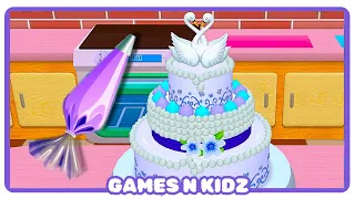 Fun 3D Cake Cooking Game: My Bakery Empire Color, Decorate & Serve Cakes: Magical Princess Swan Cake