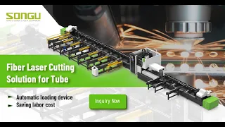 SONGU HyTube9532C 3-Chuck Fiber Laser Tube Cutting Machine