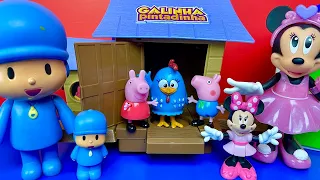 Diferença Entre GRANDE e PEQUENO, Com Patati Patatá, Minnie, Peppa e Galinha Pintadinha