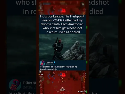 In Justice League: The Flashpoint Paradox (2013), Grifter had my favorite death. Each Amazonian