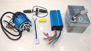 Powerful 1500 watt Electric Motor kit unboxing