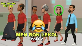[Part 2] Profesè A Deside Ale Flannen Ak Elèv Yo😂, Elèv Sa Yo Twò Gou 🤣🤣🤣 | Komik Kreyòl