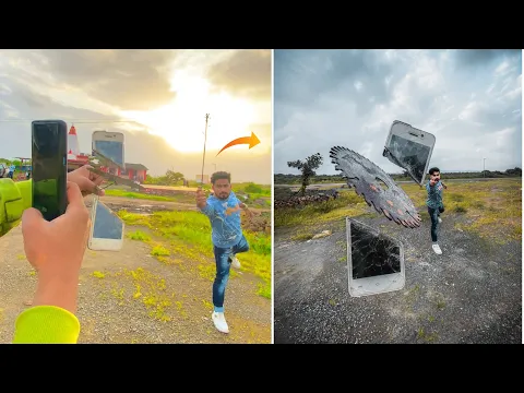 Creative Action Photography With Broken Phone 🔥 #shorts