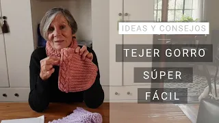 Tejer con dos agujas un gorro 💡 Ideas y Consejos de Lucila