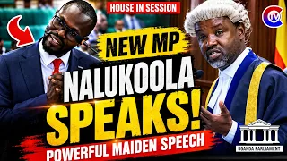 NEW MP Nalukoola Elias Takes Parliament by Storm with POWERFUL Maiden Speech!