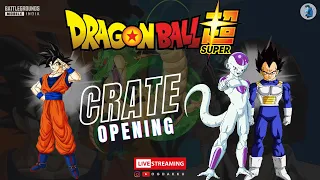 GOKU CRATE OPENING ON LIVE | BGMI NEW DRAGON BALL Z MODE | crate opening bgmi | Bgmi Live OG Dakku