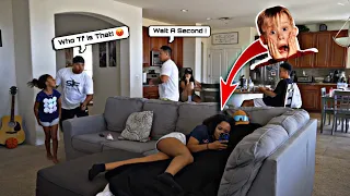 LETTING LARO BENZ SISTER LAY WITH A GUY PRANK 😱😳