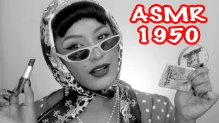 ASMR 1950 I TE MAQUILLO y TE PEINO como en los AÑOS 50's I ASMR en ESPAÑOL I Ges ASMR
