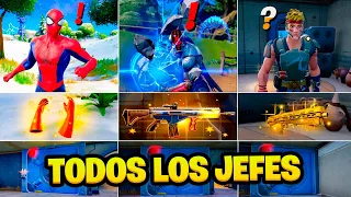 *CAPÍTULO 3* TODOS LOS NUEVOS *BOSSES* y ARMAS MÍTICAS! UBICACIÓN BÓVEDAS y NPC FORTNITE TEMPORADA 1