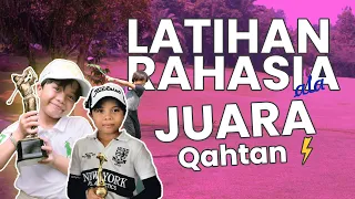 Secret Training!! Juara Golf ala Qahtan Halilintar