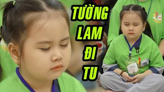 Cô bé ăn chay thuộc làu kinh Phật LẦN ĐẦU dự khoá Tu một ngày tại Chùa Hoằng Pháp - NHÌN CƯNG XỈU !
